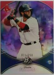 Dustin Pedroia [Purple] #7 Baseball Cards 2016 Bowman Platinum Prices