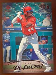 Elly De La Cruz [Red] #25 Baseball Cards 2023 Panini Chronicles Luminance Prices