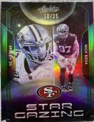 Nick Bosa [Spectrum Green] #SG-20 Football Cards 2023 Panini Absolute Star Gazing Prices