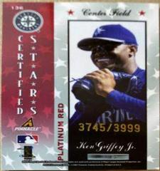 Ken Griffey Jr. [Platinum Red] #136 Baseball Cards 1997 Pinnacle Totally Certified Prices