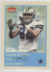 Jason Witten [Blue] Football Cards 2004 Fleer Tradition Prices