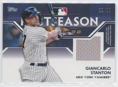 Giancarlo Stanton #PPR-GST Baseball Cards 2023 Topps Postseason Performance Relics Prices