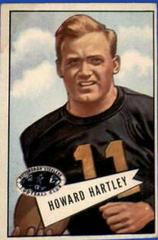 Howard Hartley #64 Football Cards 1952 Bowman Small Prices