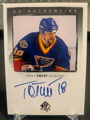 Tony Twist Hockey Cards 2022 SP Authentic UD Autographs Prices
