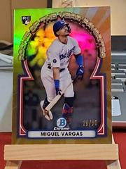 Miguel Vargas [Gold] #ROYF-12 Baseball Cards 2023 Bowman Chrome Rookie of the Year Favorites Prices