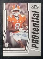 Justyn Ross #P-JR Football Cards 2022 Panini Score Protential Prices