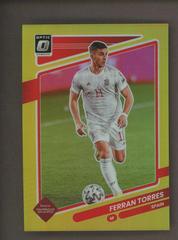 Ferran Torres [Optic Gold] #145 Soccer Cards 2021 Panini Donruss Road to Qatar Prices