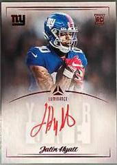 Jalin Hyatt [Red Signature] #Y1JAL Football Cards 2023 Panini Luminance Year One Signatures Prices
