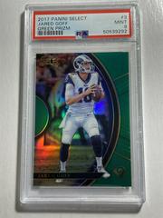 Jared Goff [Green Prizm] #3 Football Cards 2017 Panini Select Prices