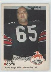 Billy Joe Booth #46 Football Cards 1970 O Pee Chee CFL Prices