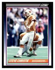 Steve Christie #76T Football Cards 1990 Panini Score Supplemental Prices