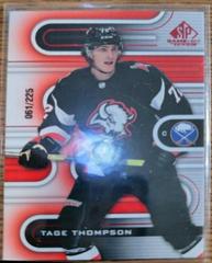 Tage Thompson [Red] #101 Hockey Cards 2022 SP Game Used Prices