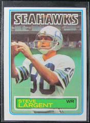 Steve Largent #389 Football Cards 1983 Topps Prices