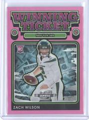 Zach Wilson [Pink] Football Cards 2021 Panini Contenders Optic Winning Ticket Prices
