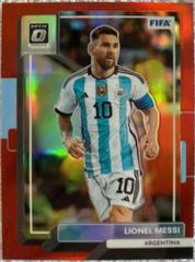 Lionel Messi [Optic Red] Soccer Cards 2022 Panini Donruss Prices