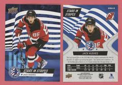 Jack Hughes #USA-8 Hockey Cards 2022 Upper Deck National Hockey Card Day USA Prices