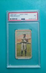 Tris Speaker Baseball Cards 1909 E90-1 American Caramel Prices