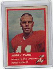 Jerry Tarr Football Cards 1963 Fleer Prices
