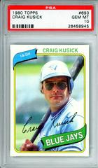 Craig Kusick #693 Baseball Cards 1980 Topps Prices