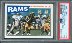 Rams Team Leaders [Dickerson Through the...] #144 Football Cards 1987 Topps Prices