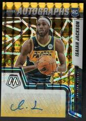 Isaiah Jackson [Choice Black Gold] #RAM-IJS Basketball Cards 2021 Panini Mosaic Rookie Autographs Prices