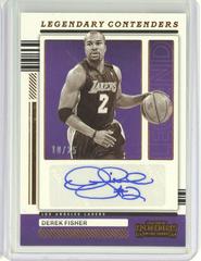 Derek Fisher [Bronze] #LC-DFS Basketball Cards 2021 Panini Contenders Legendary Autographs Prices