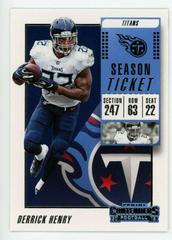 Derrick Henry [Season Ticket] #6 Football Cards 2018 Panini Contenders Prices