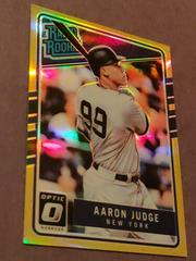 Aaron Judge [Gold] #38 Baseball Cards 2017 Panini Donruss Optic Prices