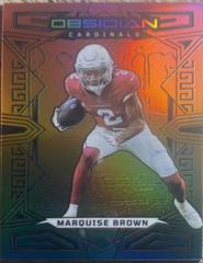 Marquise Brown [Neon Flood Electric Etch FOTL] #2 Football Cards 2023 Panini Obsidian Prices