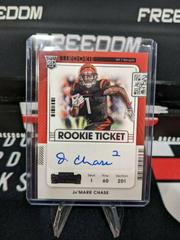 Ja'Marr Chase [Autograph] #105 Football Cards 2021 Panini Contenders Prices