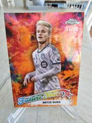 Bryce Duke [Orange] Soccer Cards 2023 Topps Chrome MLS Future Stars Prices