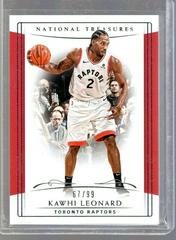 Kawhi Leonard #9 Basketball Cards 2018 Panini National Treasures Prices