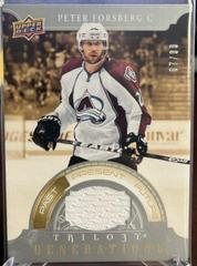 Peter Forsberg [Jersey] Hockey Cards 2022 Upper Deck Trilogy Generations Prices