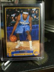 Carmelo Anthony [Black Border] #223 Basketball Cards 2003 Topps Prices