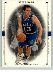 Steve Nash Basketball Cards 1998 SP Authentic Prices