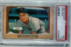 Dick Cole #28 Baseball Cards 1955 Bowman Prices