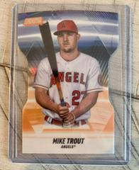 Mike Trout [Orange] #T-17 Baseball Cards 2022 Stadium Club Triumvirates Prices
