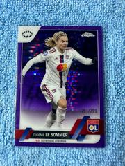 Eugenie Le Sommer [Purple Pulsar] Soccer Cards 2022 Topps Chrome UEFA Women's Champions League Prices
