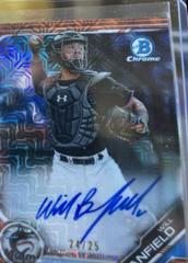 Will Banfield [Orange] #WB Baseball Cards 2019 Bowman Mega Box Chrome Autographs Prices