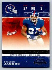 Brandon Jacobs #66 Football Cards 2007 Playoff Contenders Prices