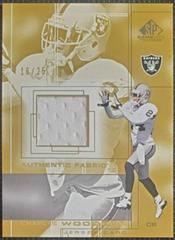 Charles Woodson [Gold] Football Cards 2001 SP Game Used Authentic Fabric Prices