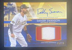 Dansby Swanson Baseball Cards 2022 Topps Update All Star Stitches Autographs Prices