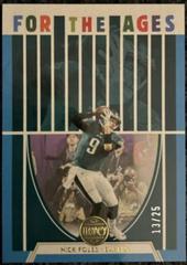 Nick Foles [Indigo] Football Cards 2022 Panini Legacy For the Ages Prices