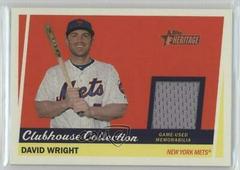 David Wright #CCR-DW Baseball Cards 2016 Topps Heritage Clubhouse Collection Relics Prices