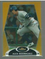Alex Rodriguez [Gold Refractor] Baseball Cards 2008 Finest Prices