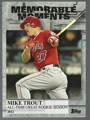 Mike Trout #MM-50 Baseball Cards 2017 Topps Memorable Moments Prices
