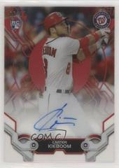 Carter Kieboom [Red] Baseball Cards 2019 Topps High Tek Autographs Prices