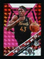 Pascal Siakam [Pink Fluorescent] #8 Basketball Cards 2019 Panini Mosaic Will to Win Prices