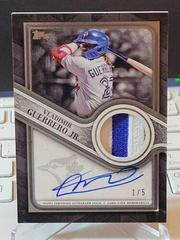 Vladimir Guerrero Jr. [Platinum] #TRAP-VG Baseball Cards 2023 Topps Series 1 Reverence Autograph Patch Prices