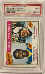James Harris, Ken Stabler [Passing Leaders] Football Cards 1977 Topps Mexican Prices